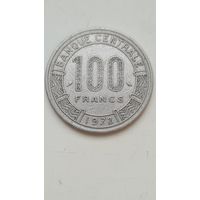 Конго 100 франков 1972 год