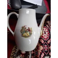 Заварник Молочник Мадонна Югославия 1974 г. роспись позолота клеймо FP