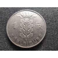 Бельгия, 1 франк 1978, Надпись на французском - 'BELGIQUE', KM# 142