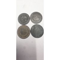 Лот 4 шт. 3 копейки РИ