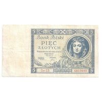 5 злотых 1930 г. Довоенная Польша