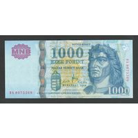 Венгрия 1000 форинтов 2008 года. Тип Р-195d. Состояние aUNC