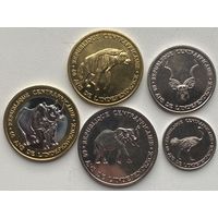 Центральноафриканская Республика 50, 100, 250, 500, 1000 франков 2020 г. 60 лет Независимости. Набор 5 монет