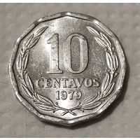 Чили 10 сентаво, 1979 (14-6-14)