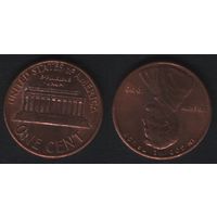 США km201b 1 цент 1990 год (-) (_5 ТОРГ ЛЮБОЙ