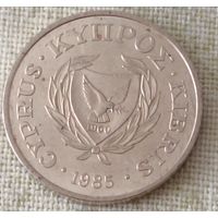 Кипр. 1 цент 1985 года.