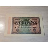 20 000  марок 1923 года, Германия.