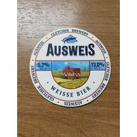 Подставка под пиво крафтовой пивоварни Gletcher Brewery /г.Клин, Московская обл., Россия/ No 5