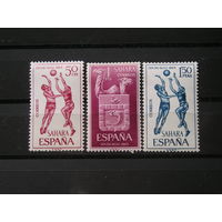 Испанская Сахара 1965 Волейбол, герб