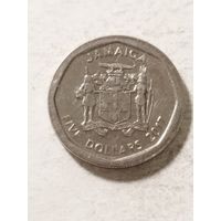 Ямайка 5 долларов 2017