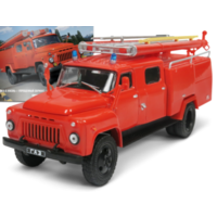 Пожарная цистерна АЦ-30 на базе Горький-53. Наши грузовики. Modimio #TR1002 1/43. БЕЗ ЖУРНАЛА!!!