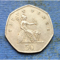 Великобритания 50 пенсов 1997