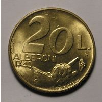 Сан-Марино, 20 Лир 1991