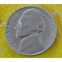 5 центов 1952 США МД Сан Франциско VF