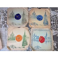 Пластинки для патефона 4 шт .