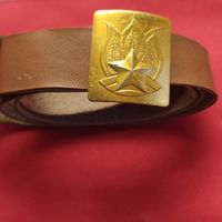 Ремень (с пряжкой) пионера СССР, длиной 1м, б/у, в  сохране....