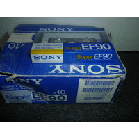Аудиокассета SONY SuperEF90. Made in JAPAN