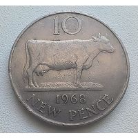 Гернси 10 Пенсов, 1968  5-9-7