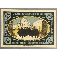 Нотгельд 25 пфеннигов 1921 год. Пёсснек. Веймарская республика
