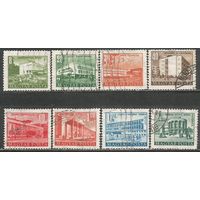 Венгрия. Стройки пятилетки. 1953г. 8 марок.