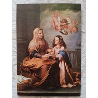 Мурильо. Святая Анна с ребенком богоматерью. Издание Испании. Тиснение