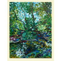 Картина пейзаж А. Серпин 2025г