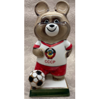 Статуэтка Олимпийский Мишка Футболист Вербилки