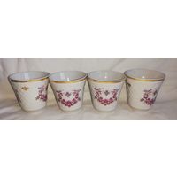 Стаканы для напитков, фарфор, Коростень, СССР