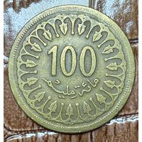 Монета Тунис 100 миллим 1960 год.