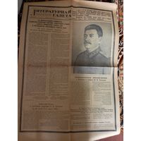 Газета " Литературная газета 7 Марта 1953г"\062