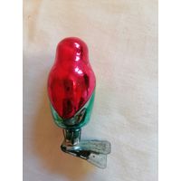 Ёлочная игрушка МАТРЁШКА СССР на прищепке 0042