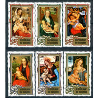 Бурунди - 1974г. - Рождество. Картины - 6 марок - полная серия, гашёные с клеем [Mi 1221-1226]. #3-Bu-89-C-1