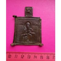 Икона меднолитая Святой Тихон