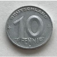 Германия ГДР 10 пфеннигов 1950 (E - Мульденхюттен) - редкая!