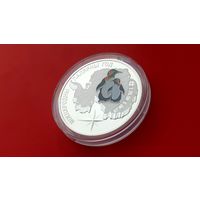 Международный полярный год - Пингвины 20 рублей. 2007 год - Серебро