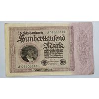 1923 год Германия 100 000 марок
