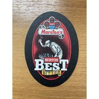 Подставка под пиво Marston's No 4