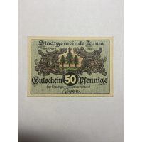 50 пфенингов (нотгельды) г. Германия.-1012