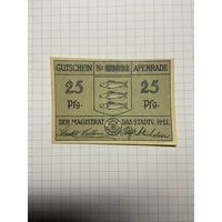 25 пфеннигов (нотгельды) г. Германия - 1312