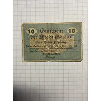 Нотгельд 10 пфеннигов 1921 год. -2112