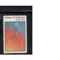 США-1983, (Мих.1613) , **  , Наука в промышленности, (одиночка),