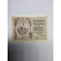 10 геллеров (нотгельды) Австрия.-2512