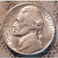5 центов 1941 США МД Сан Франциско XF