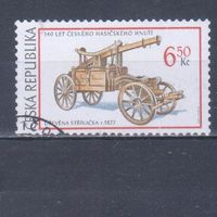 [1016] Чехия 2003. Техника.Пожарный насос. Гашеная марка.