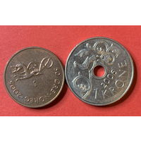 Норвегия, 2 монеты