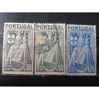 Португалия, 1946. 300 лет провозглашения Пресвятой Богородицы покровительницей Португалии. Mi-3,5 евро гаш.