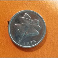 Латвия 2 Республика, 1 лат 2012 г., "КОЛОКОЛЬЧИКИ",  KM# 136