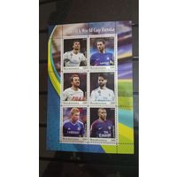 БЛОК ФУТБОЛ  ЧЕМПИОНАТ МИРА СПОРТ    MNH