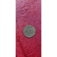 Латвия 10 сантим 1992