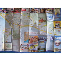 Карта Алании и прилегающего побережья (60х40 см)